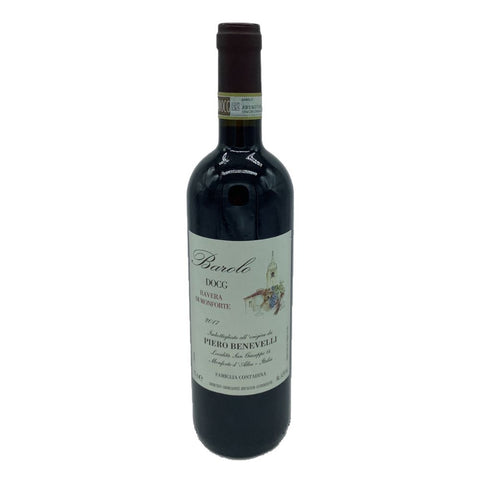 BAROLO RAVERA DI MONFORTE PIERO BENEVELLI 2017